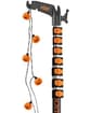 Telescopic extension pole with utility hook, 5 to 30 ft