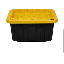 HDX Tough 27 gal storage tote, 4 pack