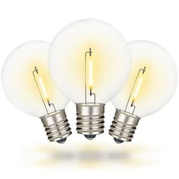 Festive Living G50 shatterproof LED replacement bulbs, 25 pack