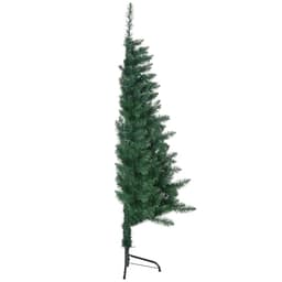 HOMCOM half Christmas tree, 5 ft, 229 branches, steel base