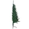 HOMCOM half Christmas tree, 5 ft, 229 branches, steel base