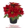 WOBUBU artificial poinsettia plants in pots