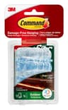 Command outdoor rope light clips, 12 hooks and 16 strips