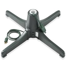 Casafield 360 degree rotating tree stand, 7.5 ft, 3 built-in outlets