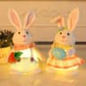 Vigorush lighted Easter bunny, 2 pack, with carrot and egg