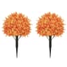 Artificial boxwood topiary bushes, 24 in, set of 2