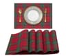 COTTON CRAFT Christmas plaid placemats, 6 pack, 13 x 19 in