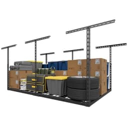 Jusgym overhead garage rack, 4 x 6 ft, 450 lb
