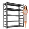 Industrial 5-tier shelving, 3,000 lb, 72 in