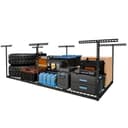 FLEXIMOUNTS overhead garage rack, 4 x 8 ft, 750 lb