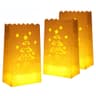 Stmarry paper luminary bags, 50 pieces, flame resistant, tree design