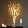 LITBLOOM lighted birch twig branches, 30 in, 150 LED, timer and dimmer