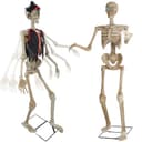 Jenaai IR-activated skeleton animatronic, 5.3 ft