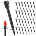 Christmas light stakes, 7.5 in, 100 pack, notched head