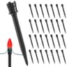 Christmas light stakes, 7.5 in, 100 pack, notched head