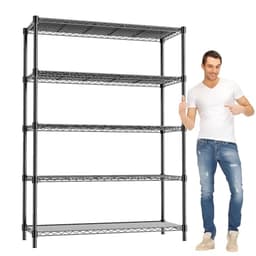 RackBro 5-tier wire shelving, 48 in wide, 1,875 lb