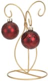 Red Co. ornament wire display, 10 in, 3 arms