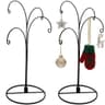HOHIYA ornament display stands, 2 pack, 12 in, 4 arms each