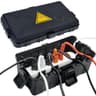 Hrensaw medium outdoor electrical box, 10.6 x 5.5 x 4.5 in, IP54, 6 entries