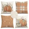 RABUSOFA fall outdoor pillow covers, waterproof, 18 x 18 in, set of 4