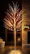 TW SHINE lighted birch tree, 6 ft, 144 LED warm white
