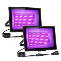 Uwiner 100 W UV LED black lights, 2 pack, IP66