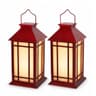 Bdor Christmas lanterns, 13 in, set of 2, waterproof, daily timer