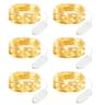 Minetom fairy lights, 6 pack, 7 ft, 20 LED, silver wire
