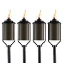 TIKI Simply Metal torches, 4 pack, 65 in, bronze, easy install