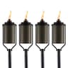 TIKI Simply Metal torches, 4 pack, 65 in, bronze, easy install