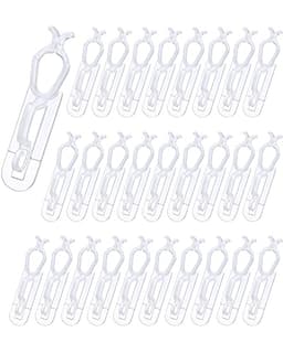 Tatuo light clips for C7 and C9 bulbs, 100 pack, shingle and gutter