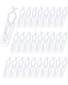 Tatuo light clips for C7 and C9 bulbs, 100 pack, shingle and gutter