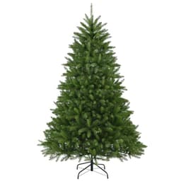 Aovotreena 6.5 ft unlit Christmas tree, 1,470 tips