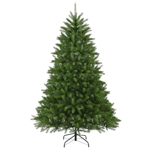 Aovotreena 6.5 ft unlit Christmas tree, 1,470 tips