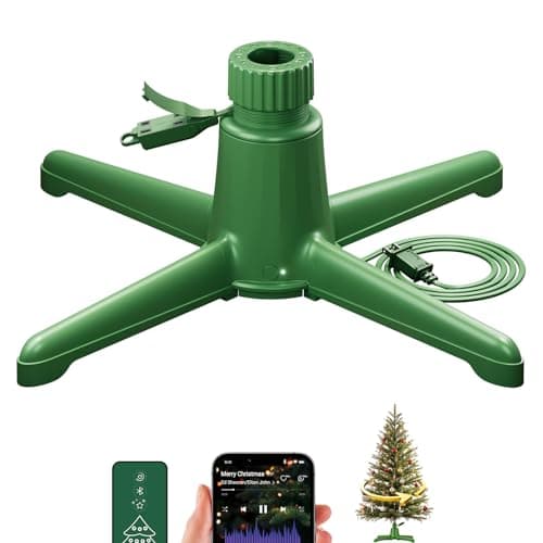 DG-Direct musical rotating tree stand, 9 ft, 120 lb, 800 W outlets