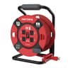 CRAFTSMAN retractable cord reel, 100 ft, 14 AWG, 4 outlets