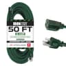 Iron Forge Cable 16/3 outdoor extension cord, 50 ft, green