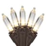 Northlight LED mini lights, 100 count, 33 ft, warm white on brown wire