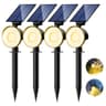 nipify solar spot lights, landscape spotlights, waterproof