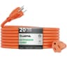 16/3 outdoor extension cord, 20 ft, 13 A