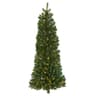 Nearly Natural pre-lit flat back artificial tree, 4 ft, wall decor