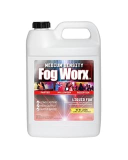 FogWorx medium density organic fog fluid, 1 gallon, 128 oz