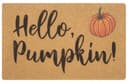 HinyBoeh Hello Pumpkin coir doormat, 30 x 17 in