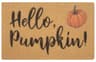 HinyBoeh Hello Pumpkin coir doormat, 30 x 17 in