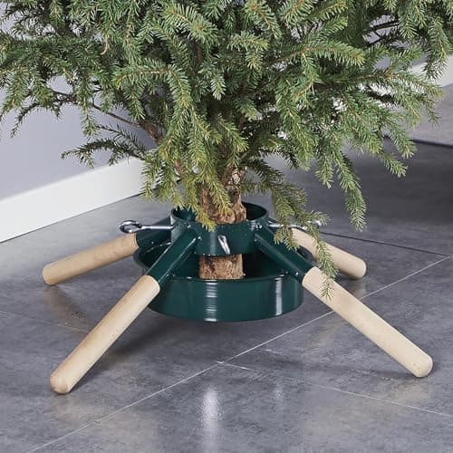 Blissun Christmas tree stand, real trees up to 8 ft