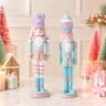 Qunclay pastel nutcracker figurines, 2 pack