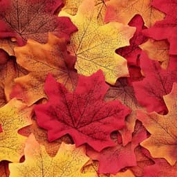 Moon Boat artificial fall maple leaves, 1,100 pieces