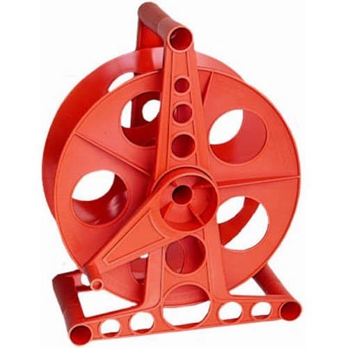 Bayco K-100 cord storage reel with stand, holds 150 ft of 16/3