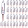 Mudder mini light replacement bulbs, 2.5 V, 100 pieces, clear