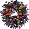 Halloween pumpkin wreath, 24 in
